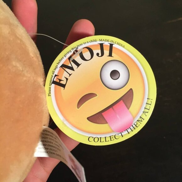 Sick Monkey Emoji Stuffed Animal Plush - Picture 3 of 5